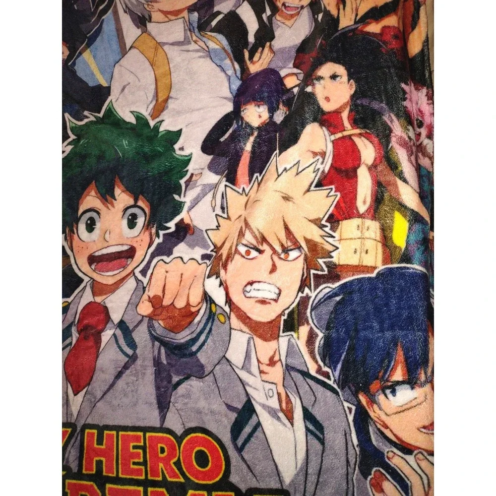 My Hero Academia Throw Blanket 49x68 Anime Manga Soft Unbranded Home Bedding - Picture 4 of 6